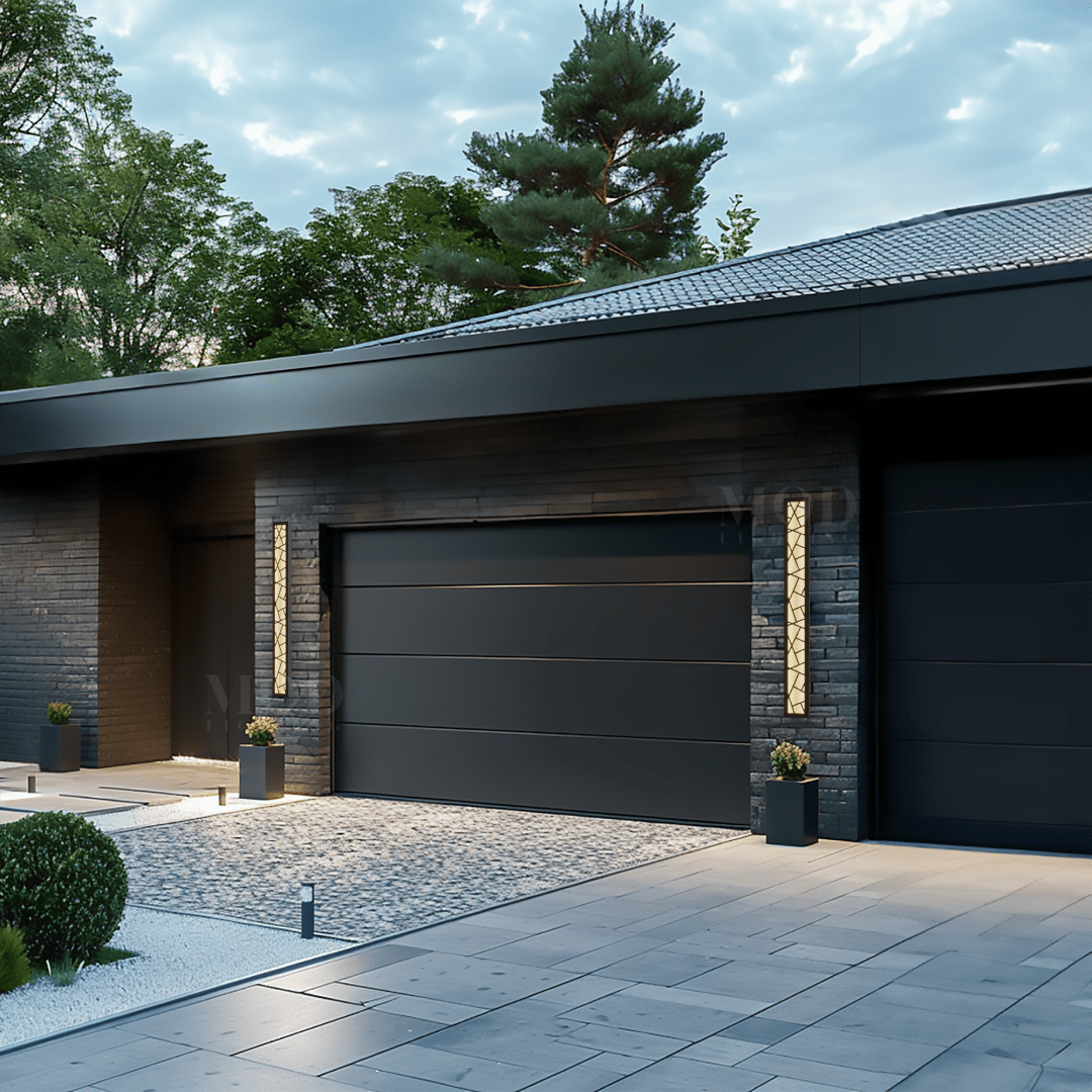 Meridian Linear Outdoor Wall Light | Black LED Bar 12-94 in