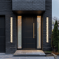 Meridian Linear Outdoor Wall Light | Black LED Bar 12-94 in