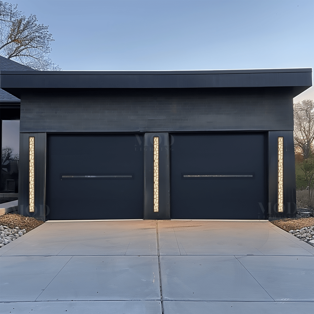 Meridian Linear Outdoor Wall Light | Black LED Bar 12-94 in