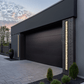 Meridian Linear Outdoor Wall Light | Black LED Bar 12-94 in