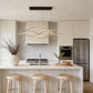 Crescent Wave LED Pendant Light | Linear Kitchen Island Chandelier