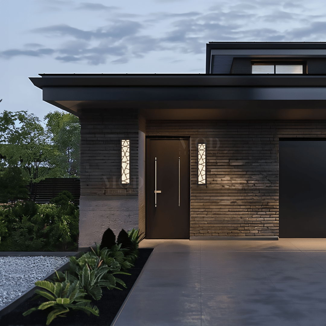 Meridian Linear Outdoor Wall Light | Black LED Bar 12-94 in