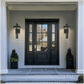 Vesper Outdoor Wall Sconce | IP65 Black Stainless Steel LED