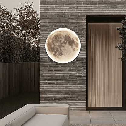 Orbis Moon Light | Round LED Outdoor Wall & Ceiling Disc 24-39 in