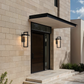 Vesper Outdoor Wall Sconce | IP65 Black Stainless Steel LED