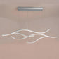 Crescent Wave LED Pendant Light | Linear Kitchen Island Chandelier