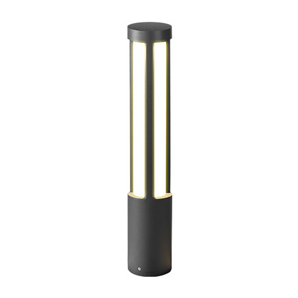 Stele LED Bollard Light | Cylindrical Black IP65 Path Light