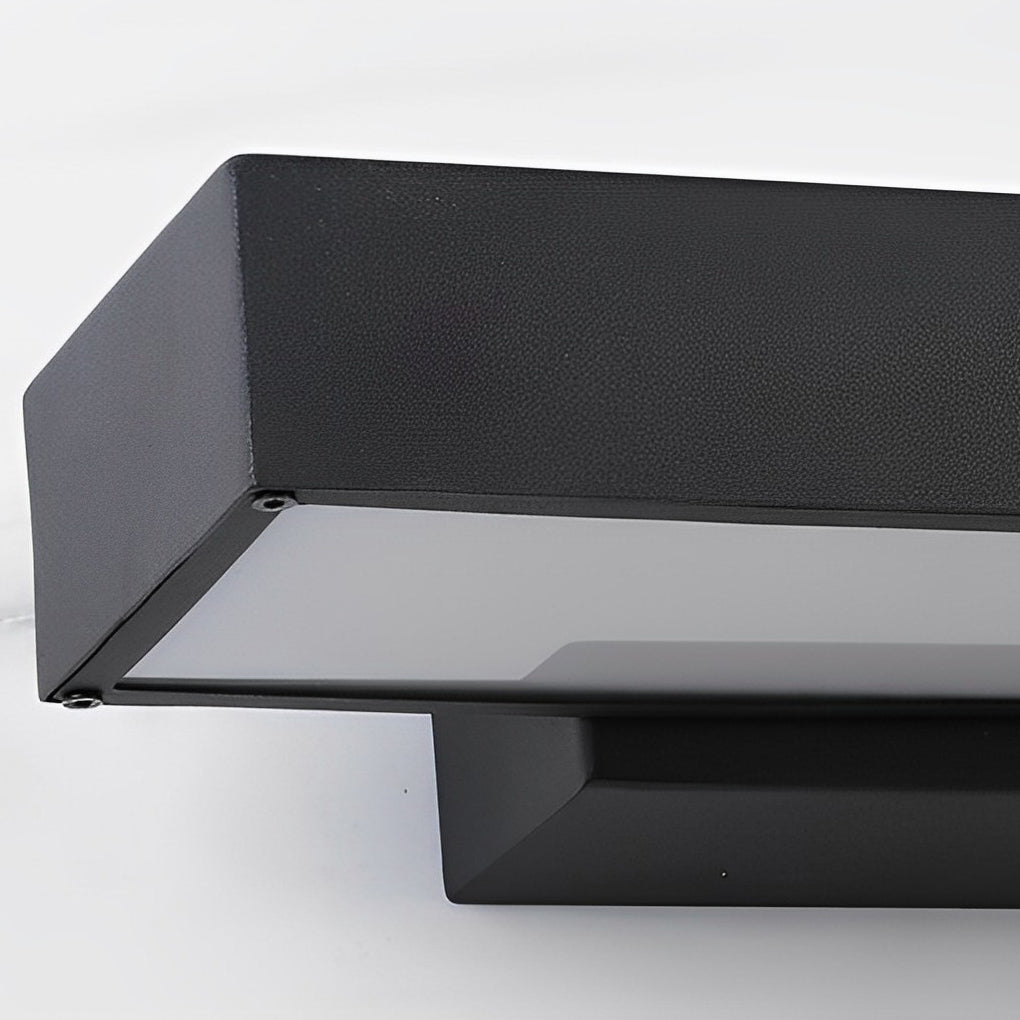 Argus Linear Outdoor Wall Light | IP65 Motion Sensor LED Black