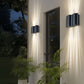 Onda Up & Down Outdoor Wall Light | Wavy Die-Cast Aluminum LED