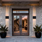 Onda Up & Down Outdoor Wall Light | Wavy Die-Cast Aluminum LED