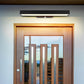 Argus Linear Outdoor Wall Light | IP65 Motion Sensor LED Black