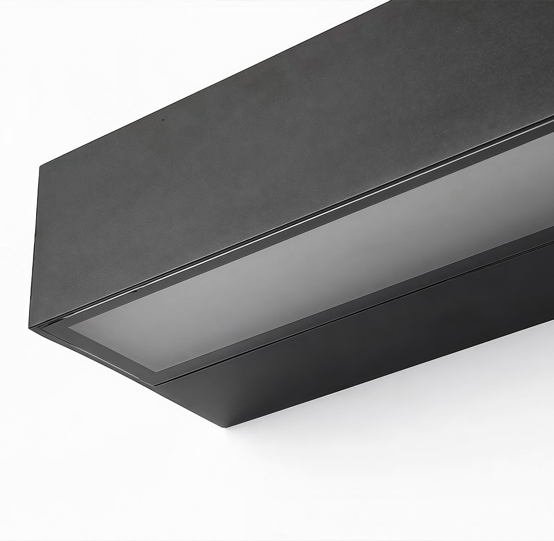 Lintel Linear Porch Light | IP65 Black LED Entry Wall Bar