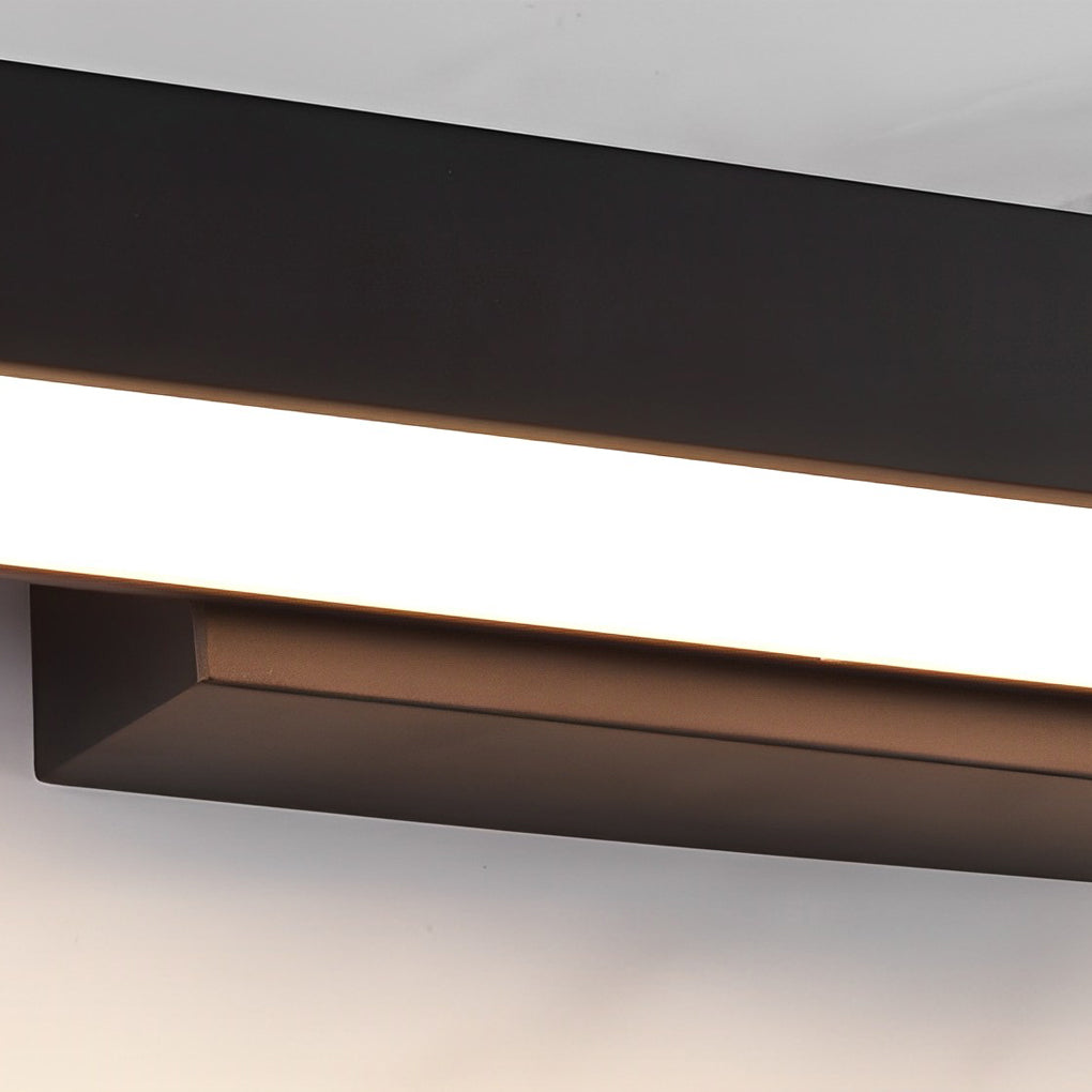 Argus Linear Outdoor Wall Light | IP65 Motion Sensor LED Black