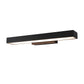 Argus Linear Outdoor Wall Light | IP65 Motion Sensor LED Black