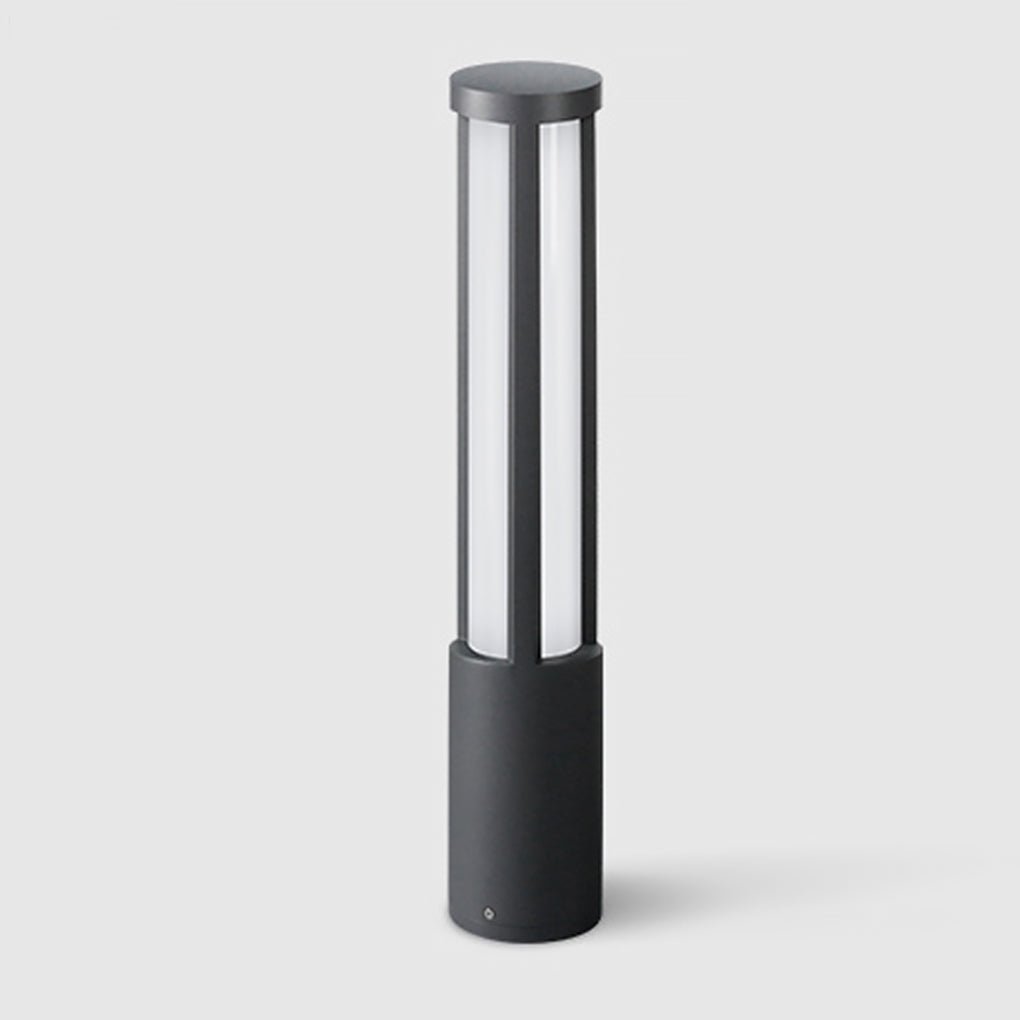 Stele LED Bollard Light | Cylindrical Black IP65 Path Light