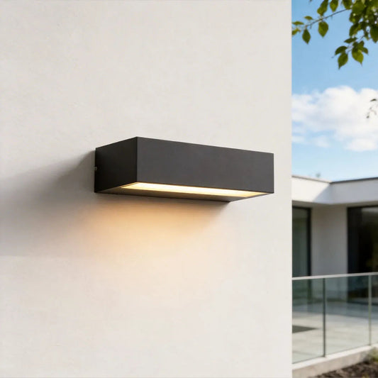 Lintel Linear Porch Light | IP65 Black LED Entry Wall Bar