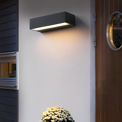 Lintel Linear Porch Light | IP65 Black LED Entry Wall Bar
