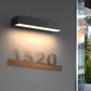 Lintel Linear Porch Light | IP65 Black LED Entry Wall Bar