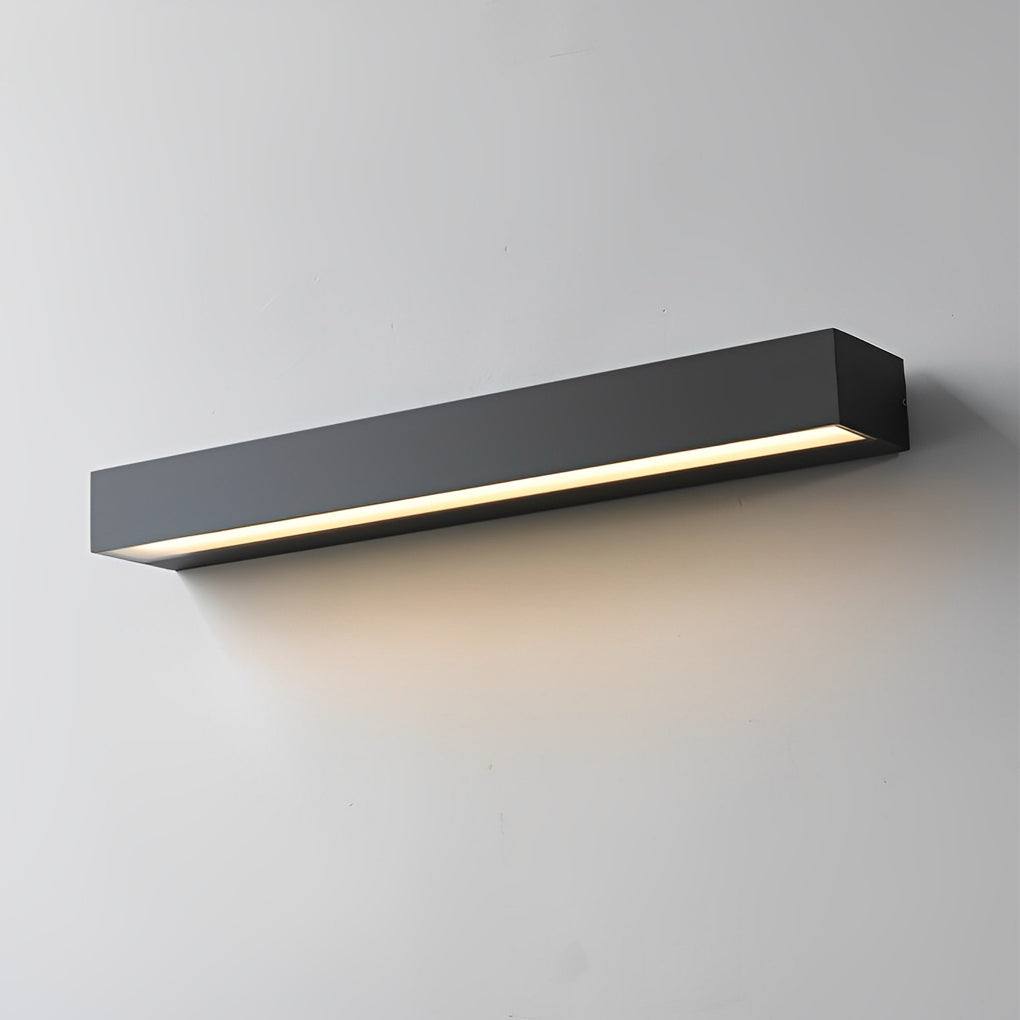 Lintel Linear Porch Light | IP65 Black LED Entry Wall Bar