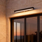 Argus Linear Outdoor Wall Light | IP65 Motion Sensor LED Black