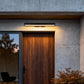 Argus Linear Outdoor Wall Light | IP65 Motion Sensor LED Black