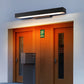Argus Linear Outdoor Wall Light | IP65 Motion Sensor LED Black