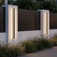 Axis Linear Outdoor Wall Sconce | IP65 Black LED Bar 40-78 in