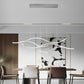 Crescent Wave LED Pendant Light | Linear Kitchen Island Chandelier