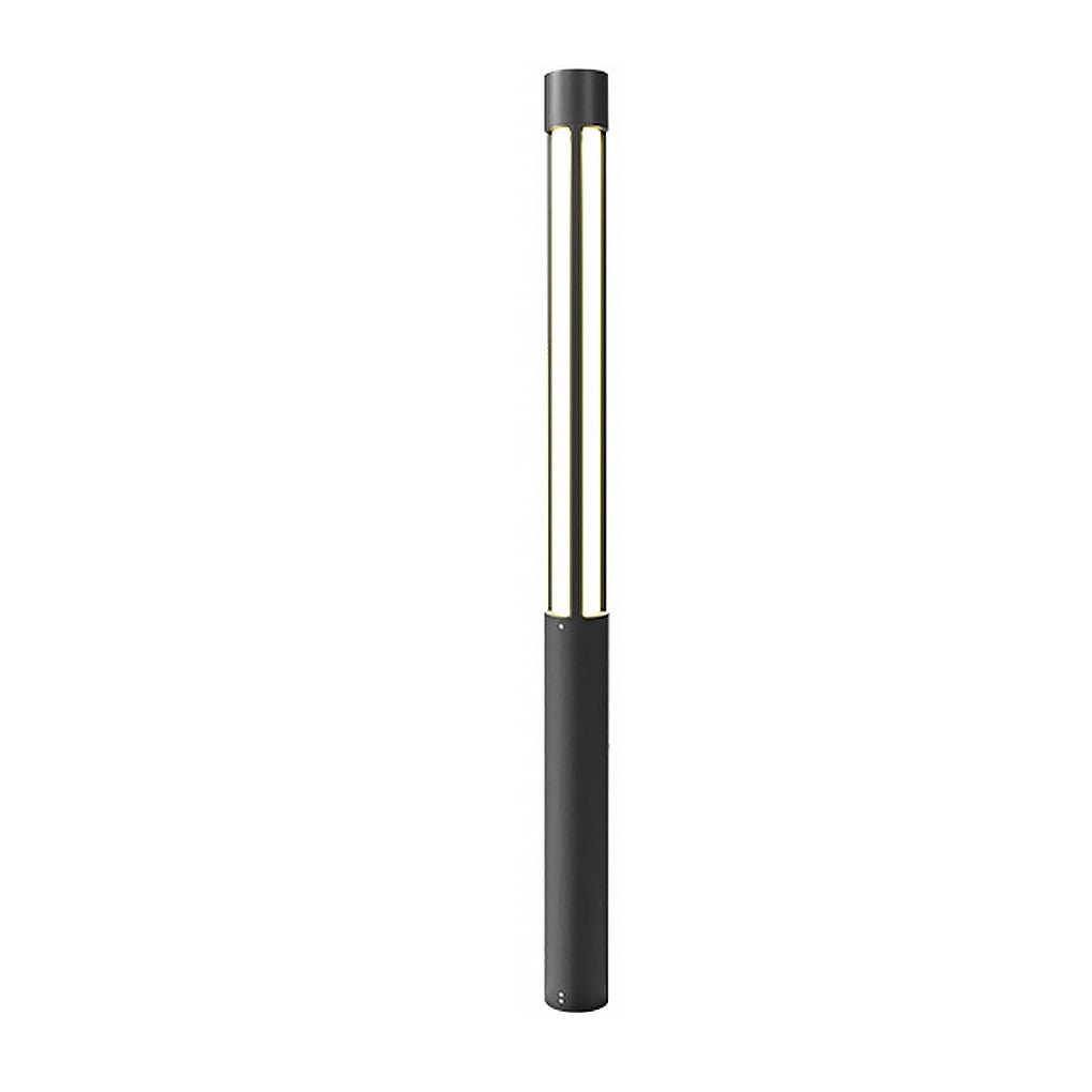Stele LED Bollard Light | Cylindrical Black IP65 Path Light