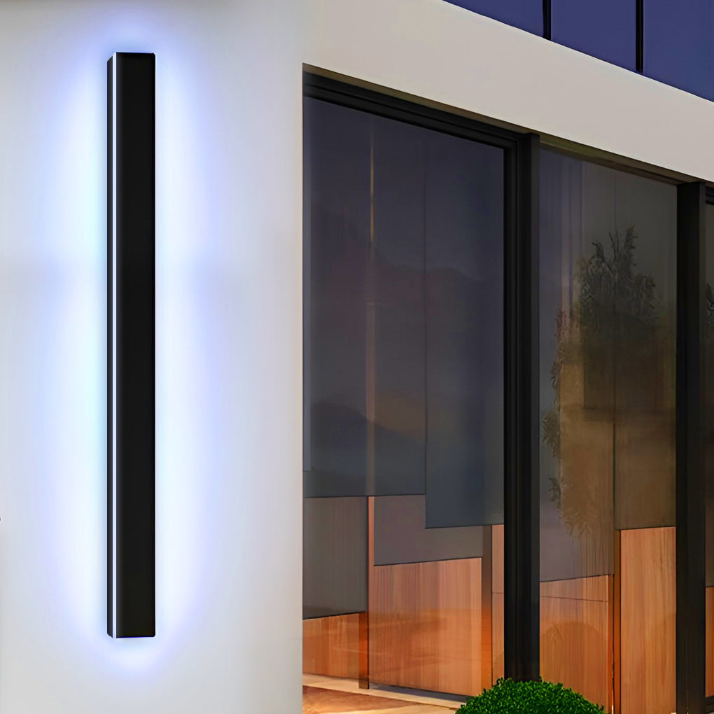 Linea Outdoor Strip Wall Light | IP65 Black LED Bar 24-94 in