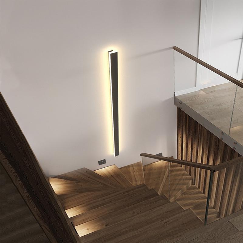 Linea Outdoor Strip Wall Light | IP65 Black LED Bar 24-94 in