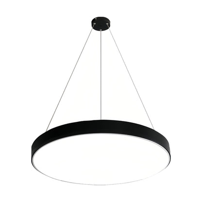 Halo Round LED Pendant Light | Minimalist Metal Ring Ceiling Light