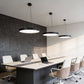 Halo Round LED Pendant Light | Minimalist Metal Ring Ceiling Light