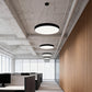 Halo Round LED Pendant Light | Minimalist Metal Ring Ceiling Light