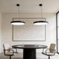 Halo Round LED Pendant Light | Minimalist Metal Ring Ceiling Light