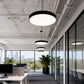 Halo Round LED Pendant Light | Minimalist Metal Ring Ceiling Light