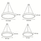 Halo Round LED Pendant Light | Minimalist Metal Ring Ceiling Light