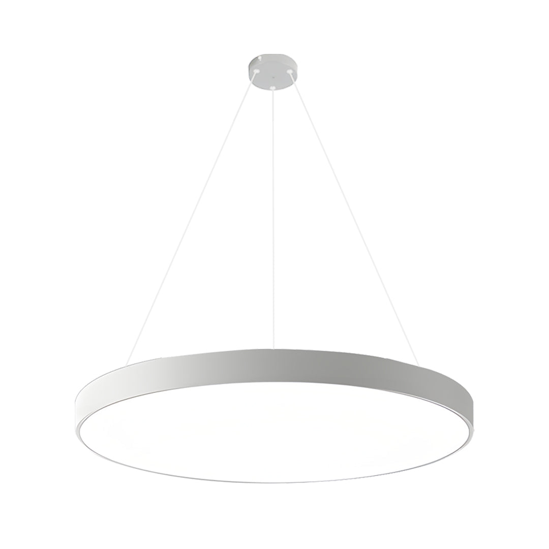 Halo Round LED Pendant Light | Minimalist Metal Ring Ceiling Light