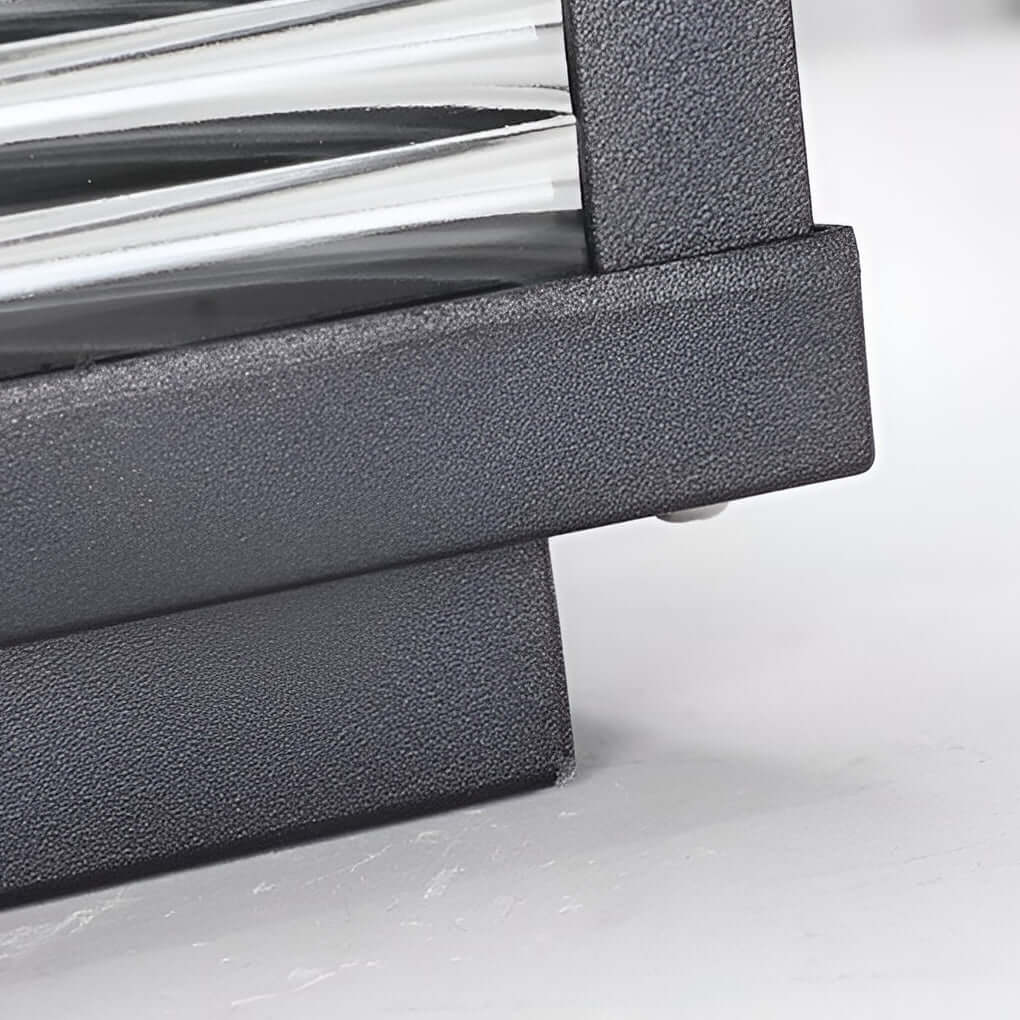 Pharos Ribbed Glass Pillar Light | Solar or Hardwired LED Column