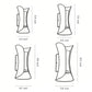 Up Down Lighting Wall Lights Modern Curved LED Waterproof Light