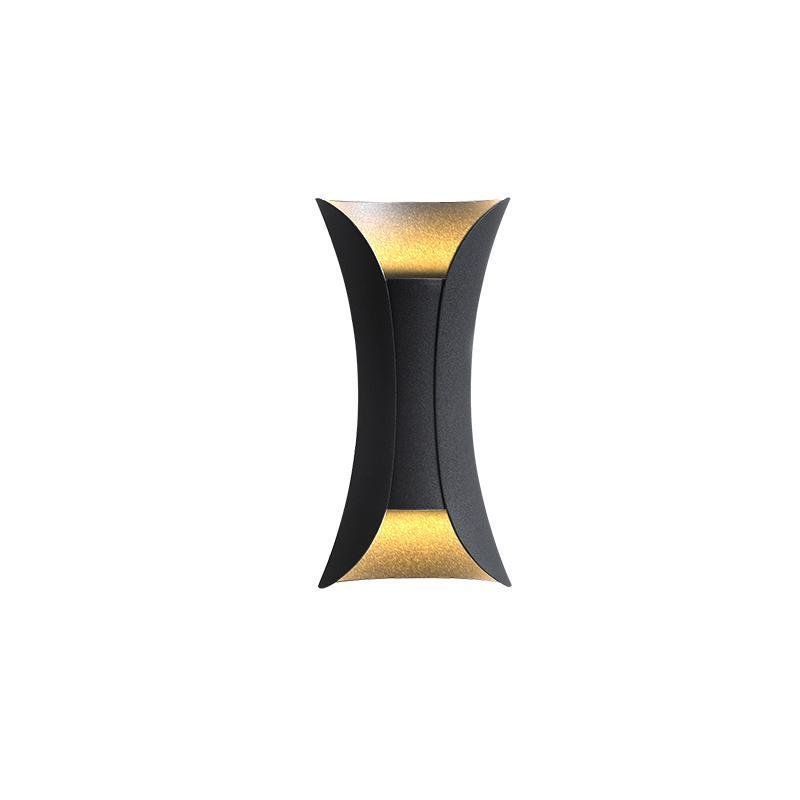 Up Down Lighting Wall Lights Modern Curved LED Waterproof Light