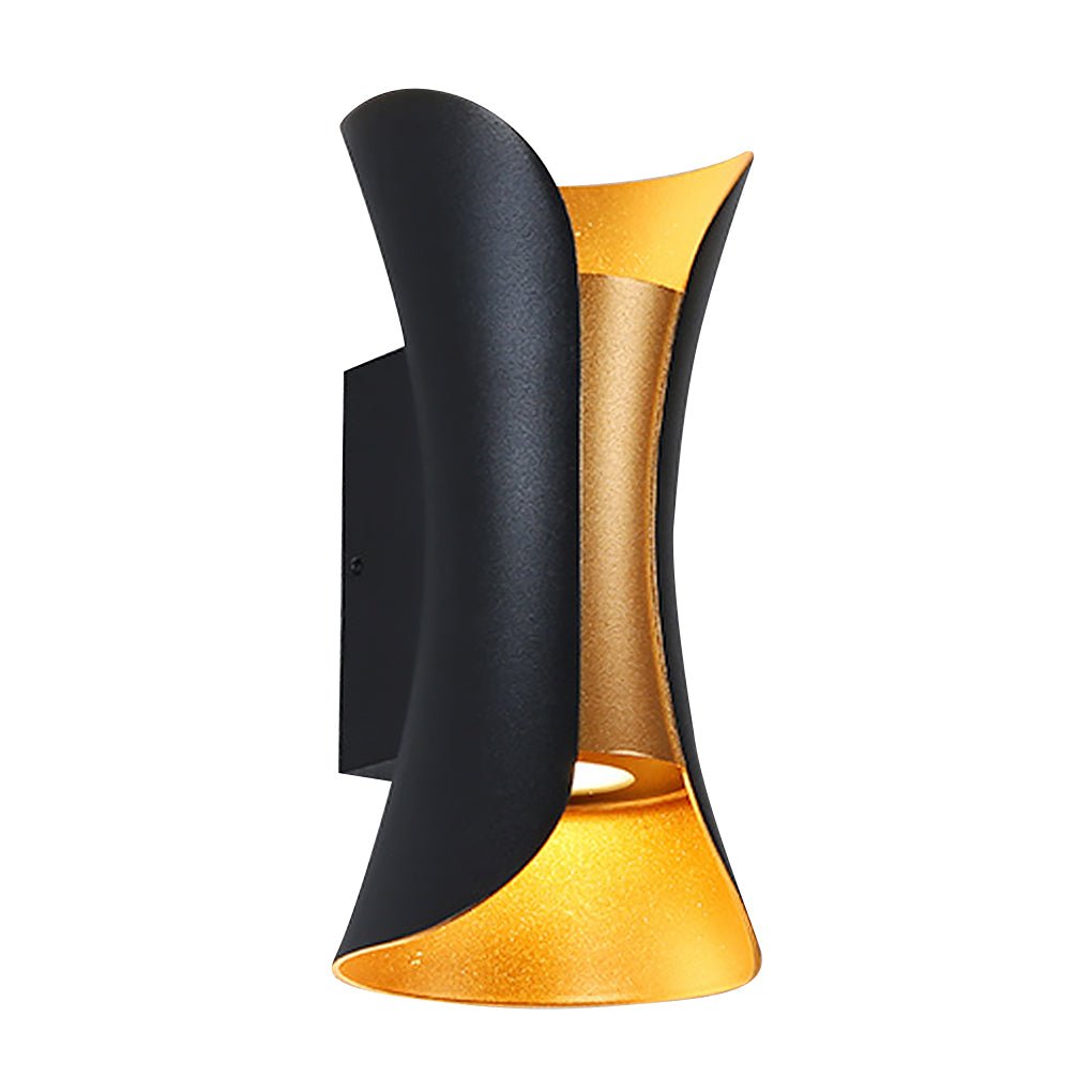 Up Down Lighting Wall Lights Modern Curved LED Waterproof Light