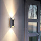 Up Down Lighting Wall Lights Modern Curved LED Waterproof Light