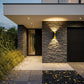 Up Down Lighting Wall Lights Modern Curved LED Waterproof Light