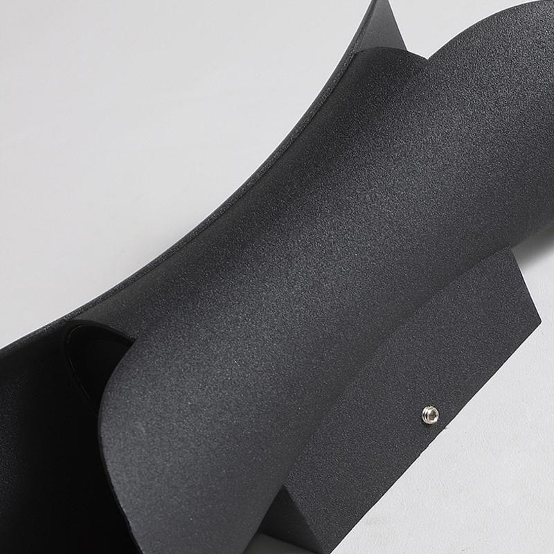 Up Down Lighting Wall Lights Modern Curved LED Waterproof Light