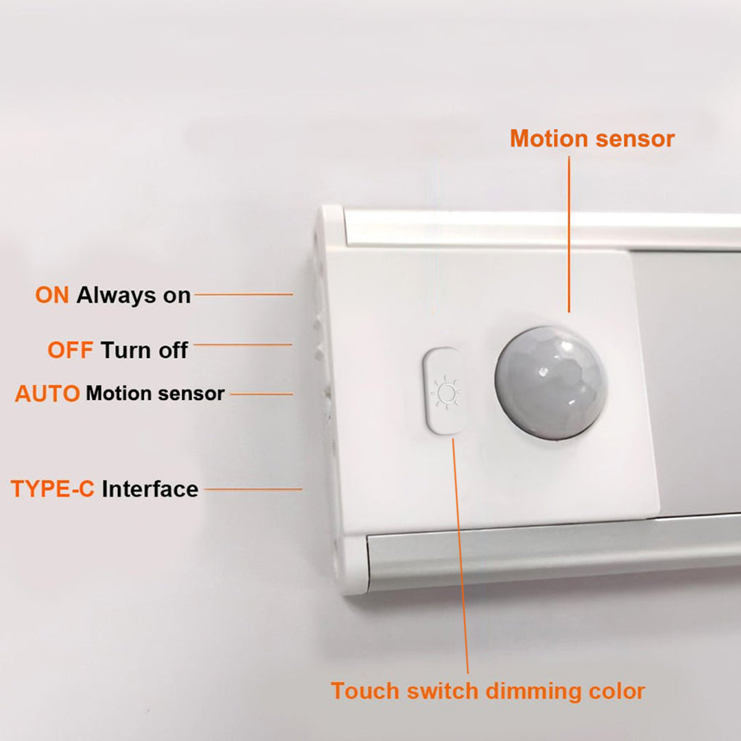 Vela Wireless Motion Sensor LED Light Bar | USB Rechargeable